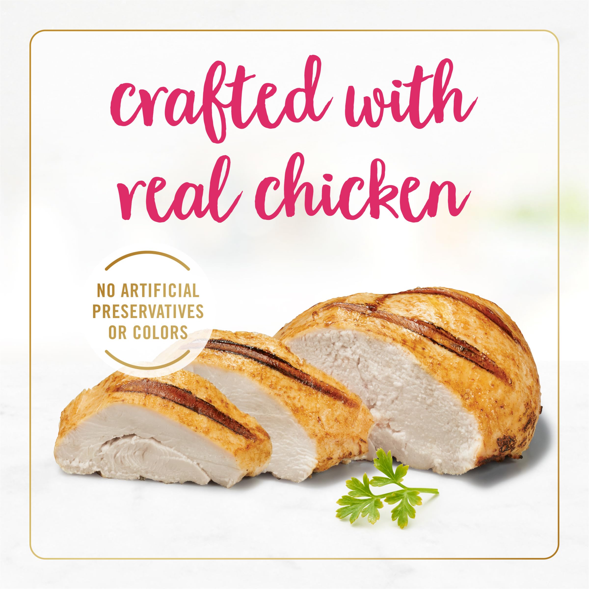 Fancy Feast canned cat food with chicken in gravy for comforting meals