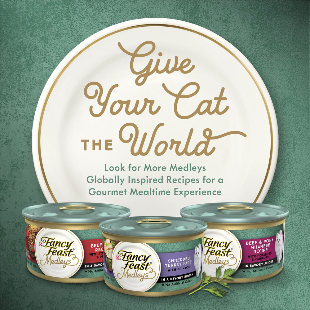 Fancy Feast cat enjoying pate during mealtime