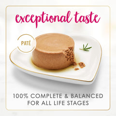 Fancy Feast Chicken Feast Pate pull-top lid in use, easy to open.