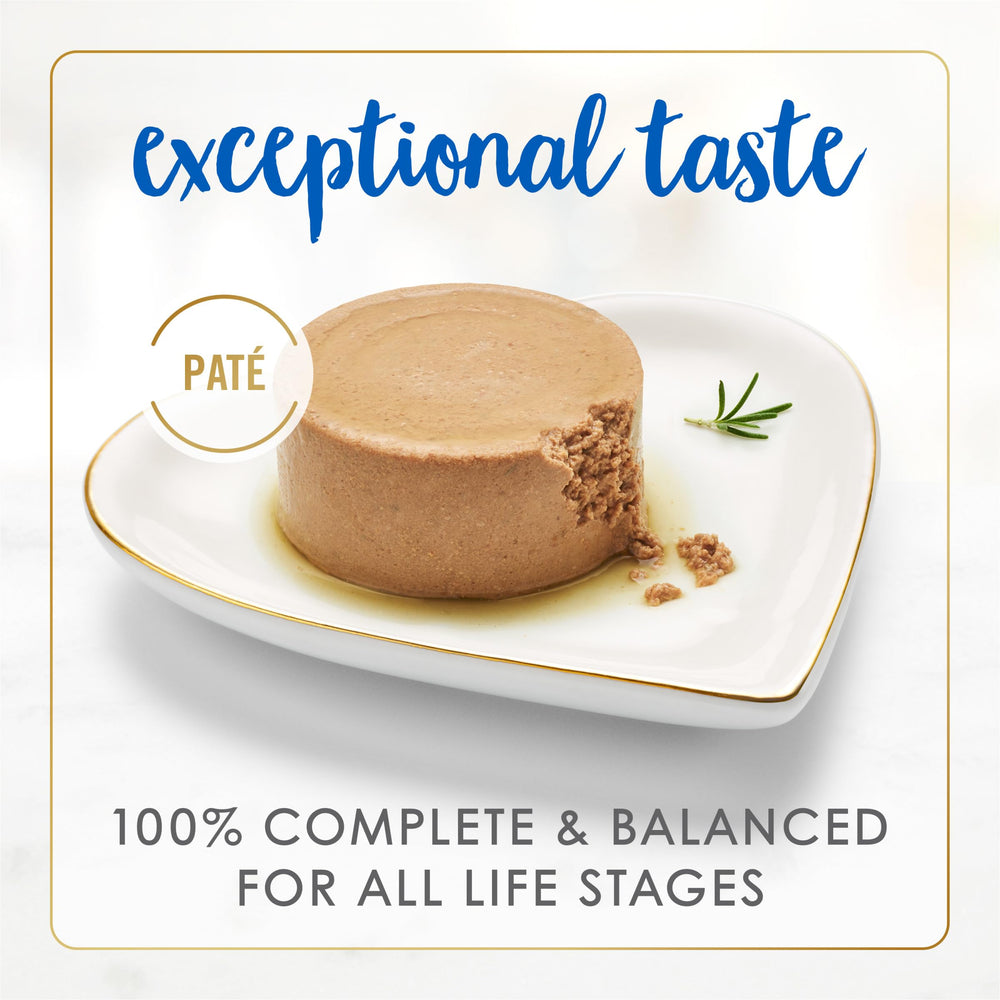 Fancy Feast Classic Pate ingredients featuring ocean whitefish and tuna