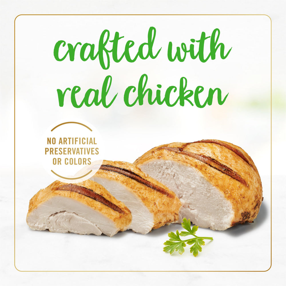 Fancy Feast Classic wet cat food chicken ingredients highlight real chicken