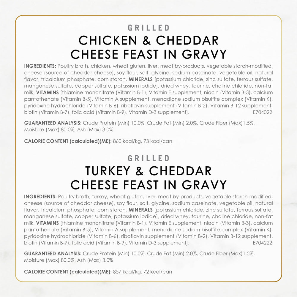 Fancy Feast Delights aroma-filled gravy invites curiosity during mealtime.