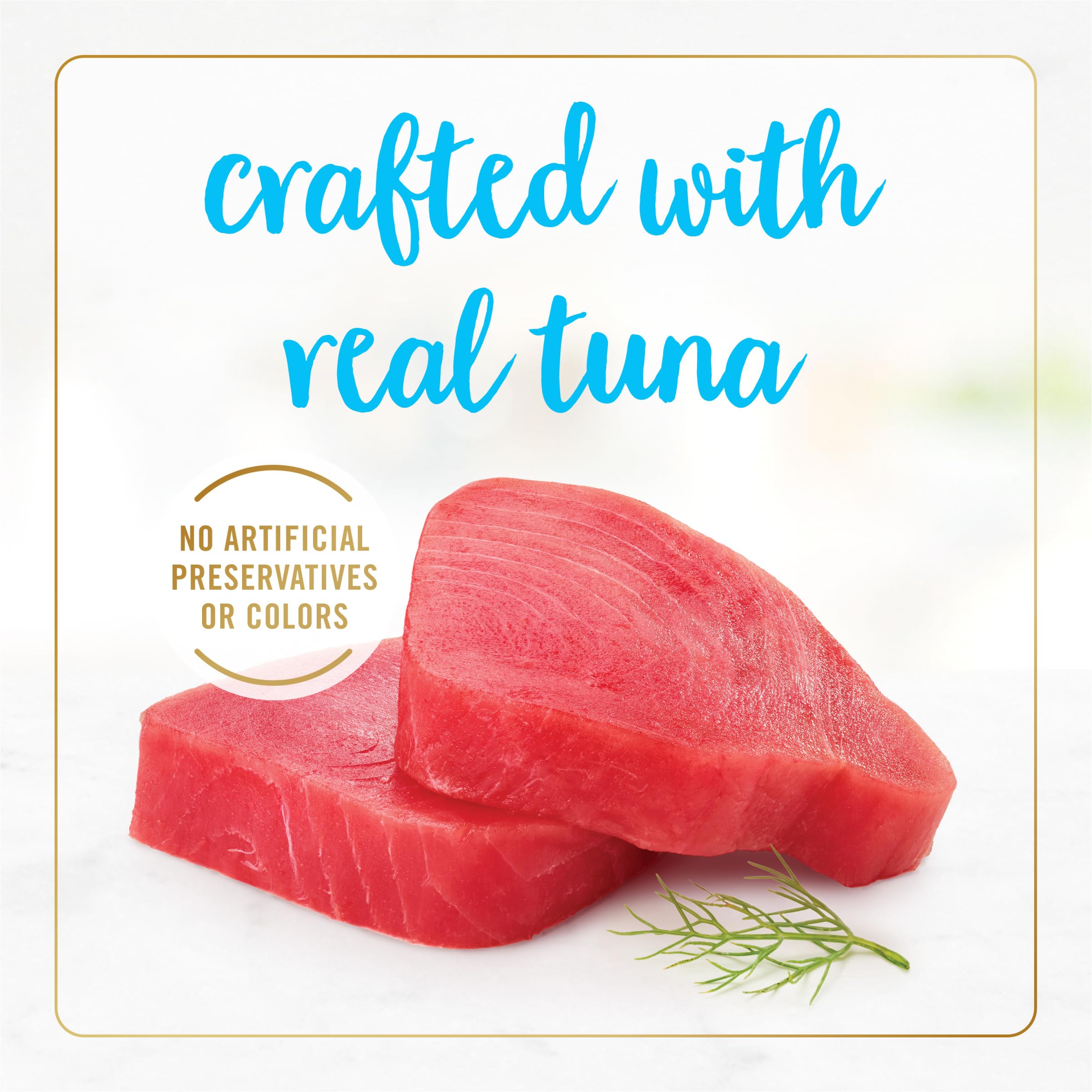 Fancy Feast Delights serving bowl with tuna for mealtime convenience