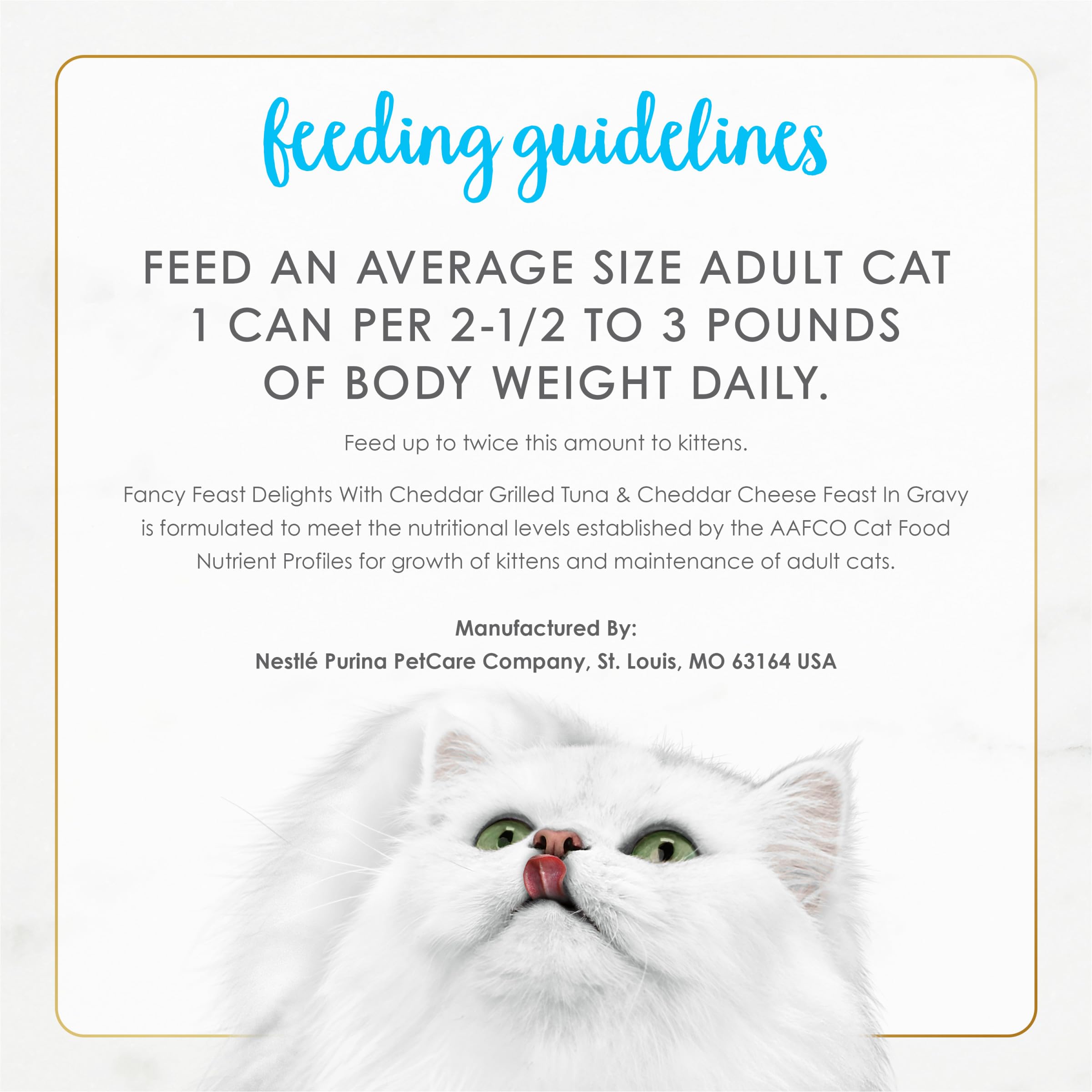 Fancy Feast Delights tender tuna pieces in gravy entice meals for picky eaters