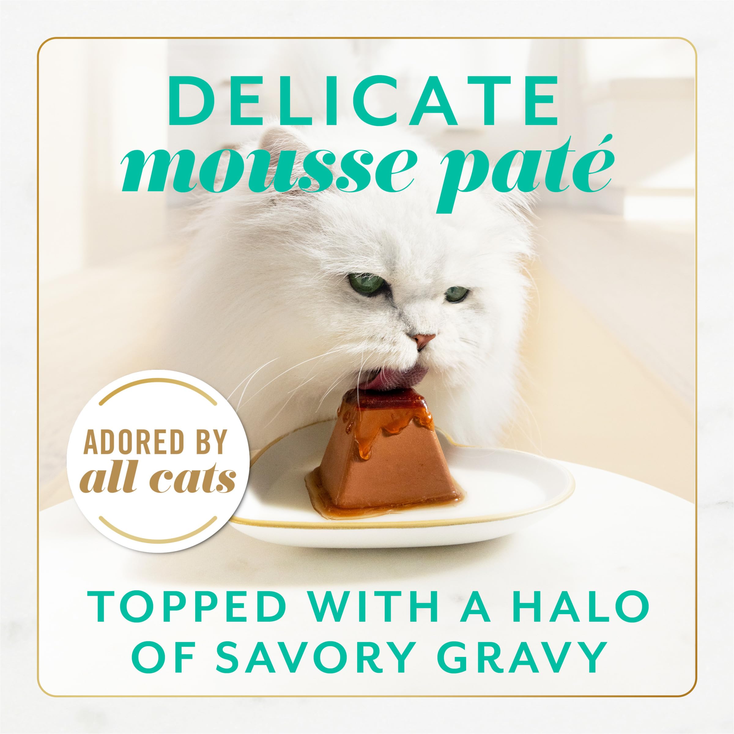 Gems Mousse tuna in pyramid pate, ready to serve in a 4 oz box.