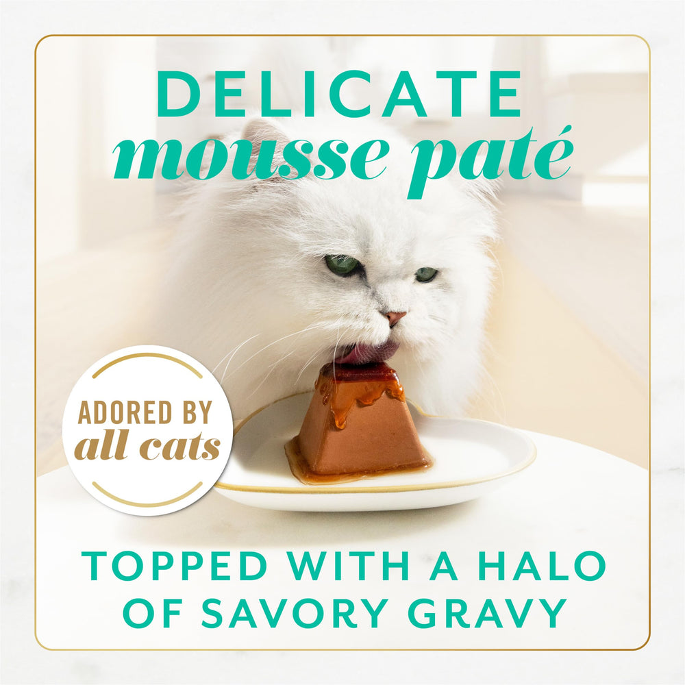 Gems Mousse tuna in pyramid pate, ready to serve in a 4 oz box.