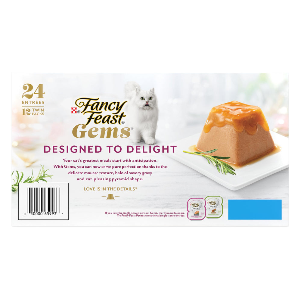 Fancy Feast Gems topping with savory gravy elevates meals.