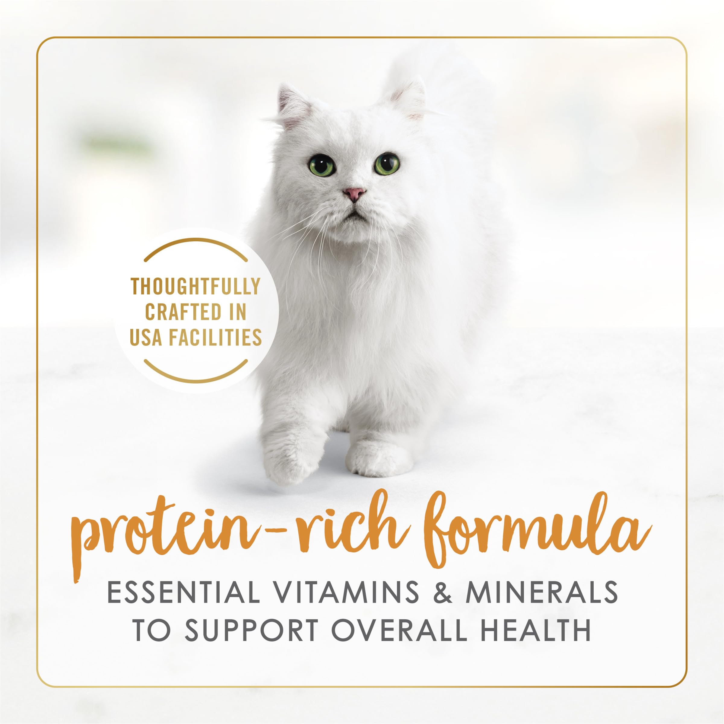 Fancy Feast Gravy Lovers offer 100-percent balanced nutrition for adult cats, per brand.