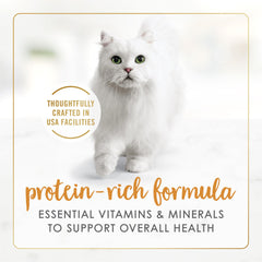 Fancy Feast Gravy Lovers offer 100-percent balanced nutrition for adult cats, per brand.