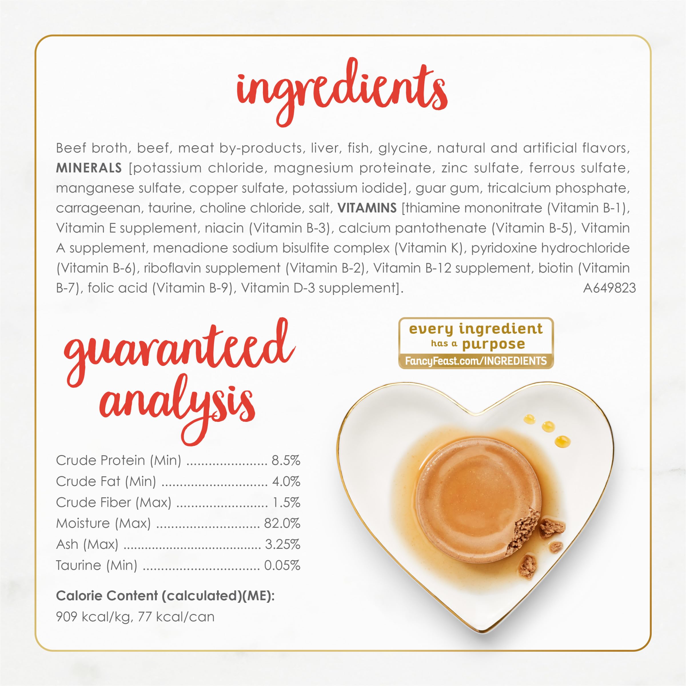 Fancy Feast Gravy Lovers packaging showing no artificial colors or preservatives