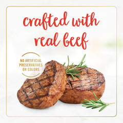 Real beef aroma in Fancy Feast Gravy Lovers beef pate with gravy