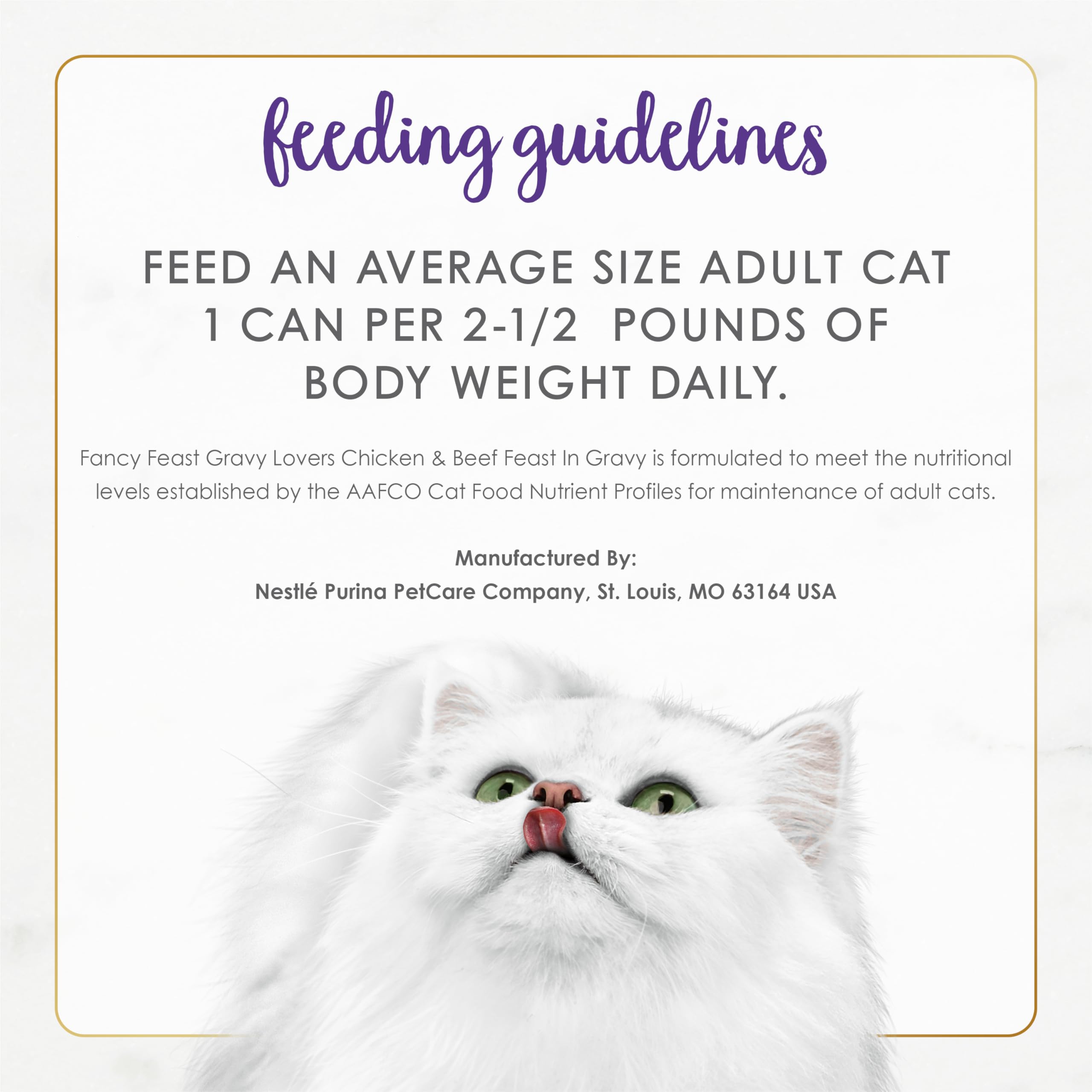 Fancy Feast Gravy Lovers pack of 24 cans for easy feeding