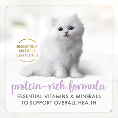 Milk appears in every serving of Fancy Feast Kitten Tender Chicken Feast.
