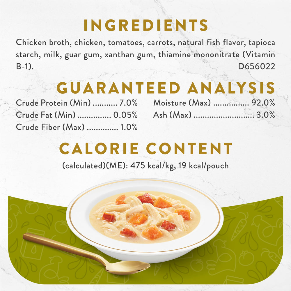 Fancy Feast lickable broth topper no artificial flavors close-up