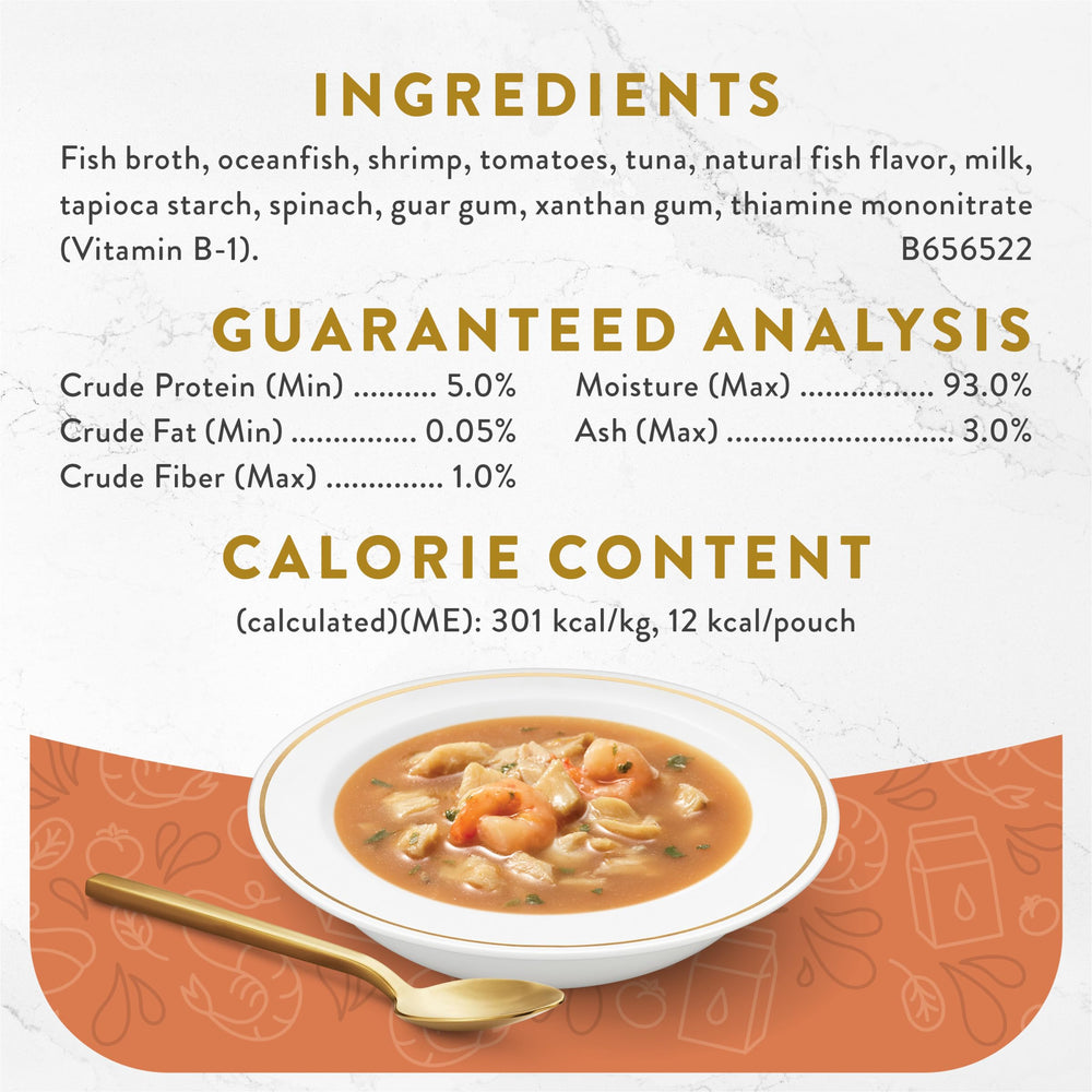 Fancy Feast mealtime hydration with a rich broth topper for meals