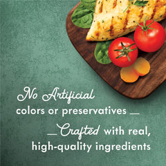Fancy Feast Medleys Chicken Primavera bowl serve image suggesting mealtime delight for cats.