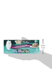 Fancy Feast Medleys Florentine chicken can 3oz — garden greens for color.