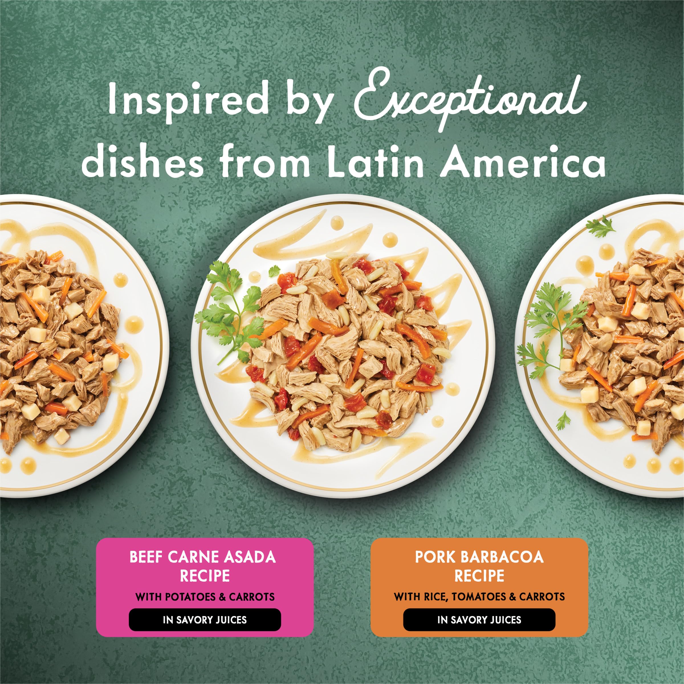 Fancy Feast Medleys Latin America rice accent can, appealing visual cue for mealtime