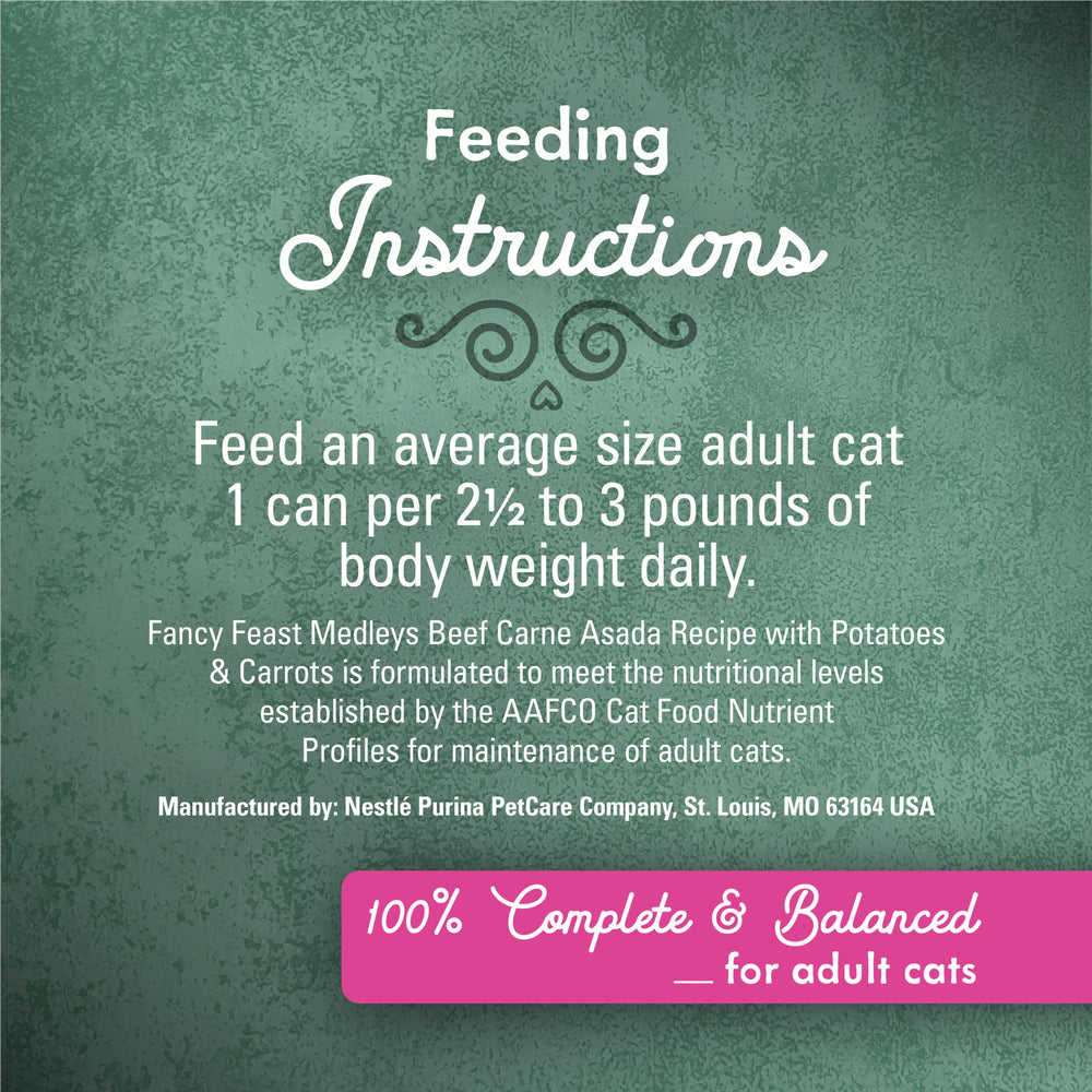 No artificial colors in Fancy Feast Medleys for peace of mind.