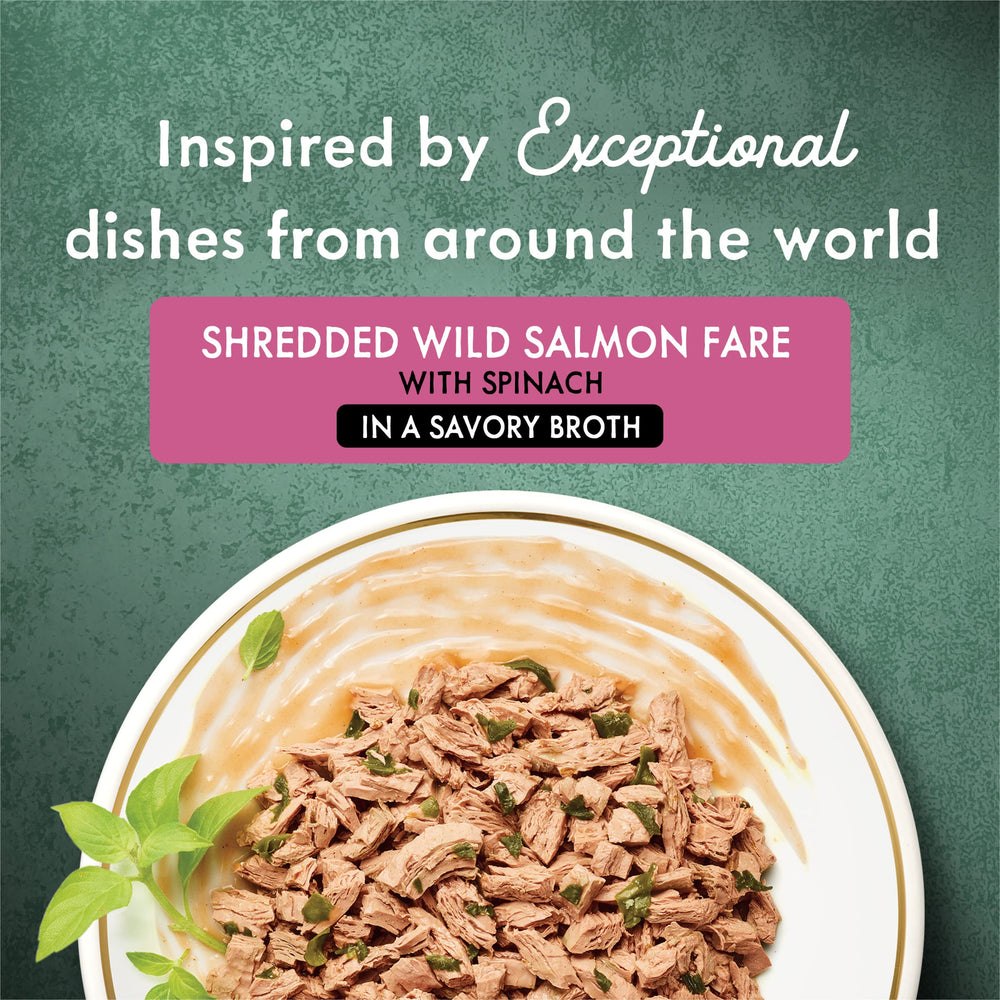 Fancy Feast Medleys Spinach Accents can highlighting greens for feline nutrition