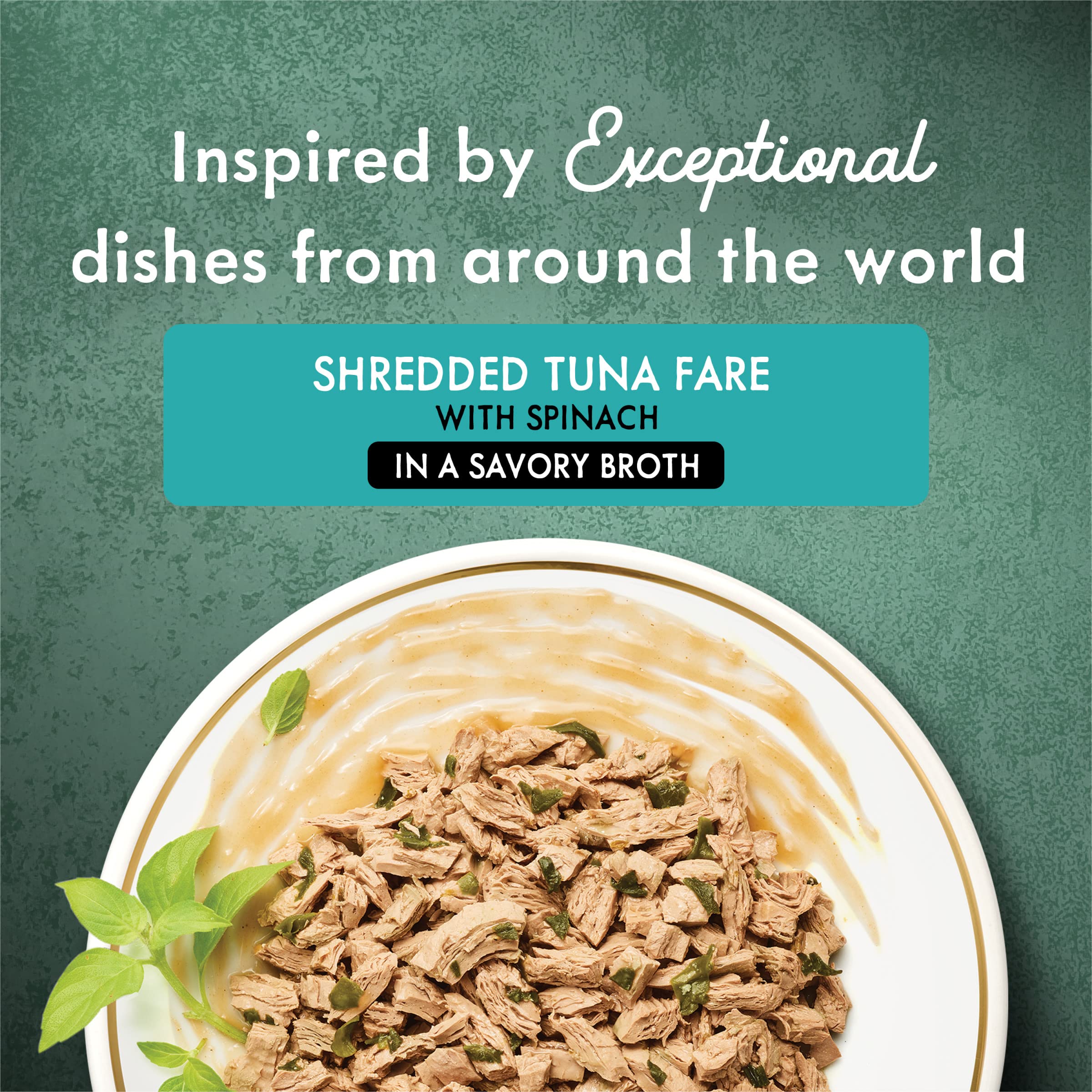 Fancy Feast Medleys tuna shredded closeup real tuna in savory broth