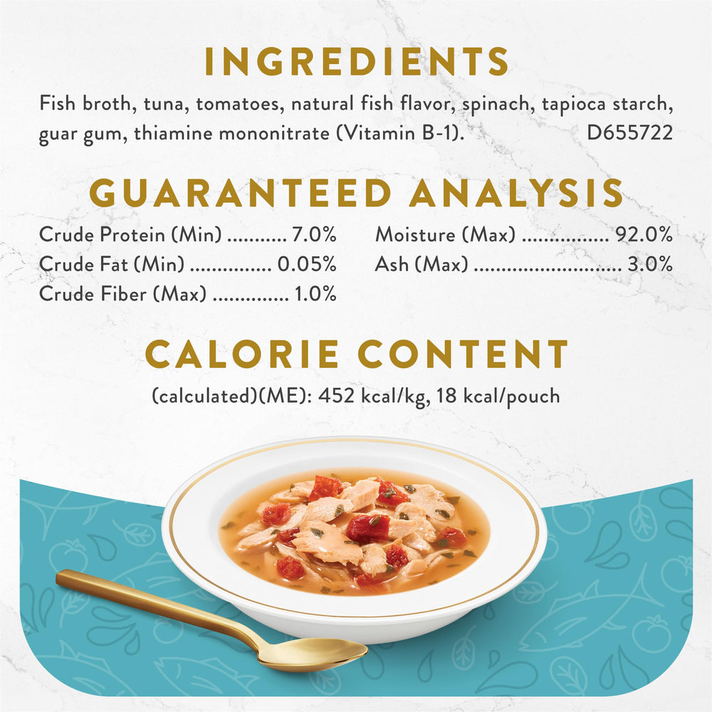 Fancy Feast premium cat topper adds flavor and moisture to meals.