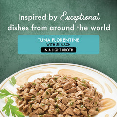 Fancy Feast Pull-tab recyclable can offers quick opening and eco-friendly packaging.