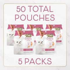 Single-serve packs highlight convenient portion control for daily treats
