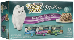 Fancy Feast Purina Medleys Florentine White Meat Chicken image with tender gravy.