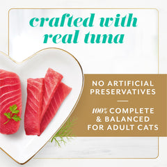 Pyramid-shaped pate from Fancy Feast Gems adds playful texture at mealtime.
