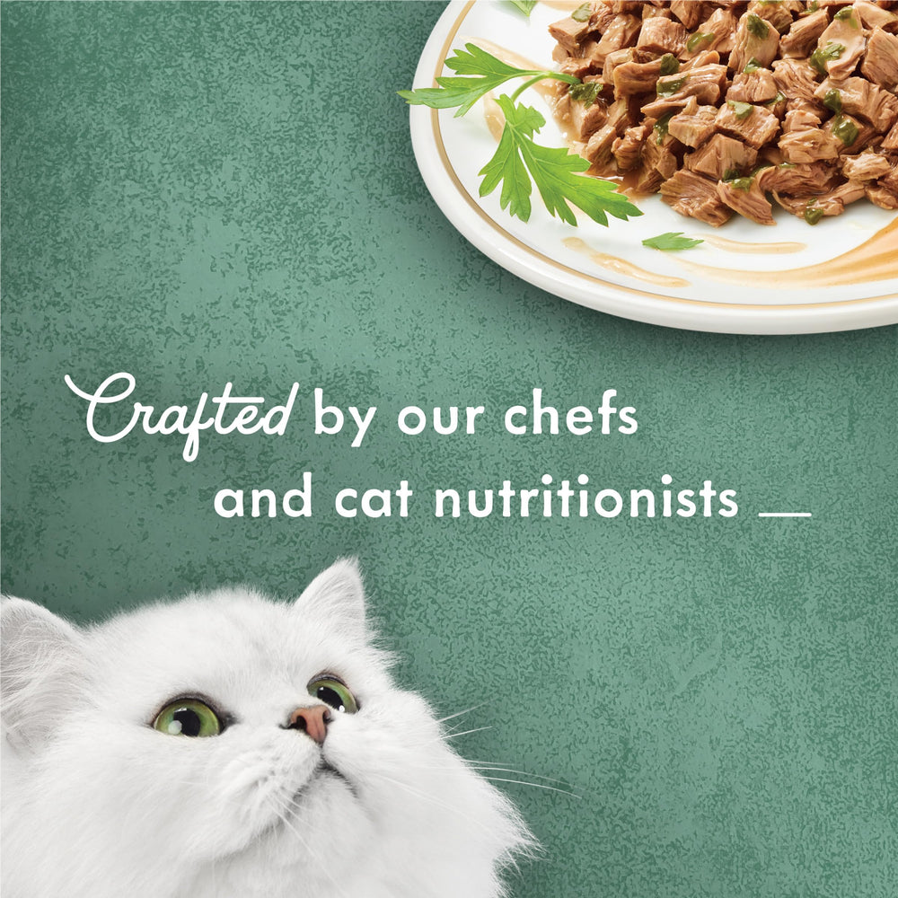 Recyclable can from Fancy Feast supports eco-friendly packaging.