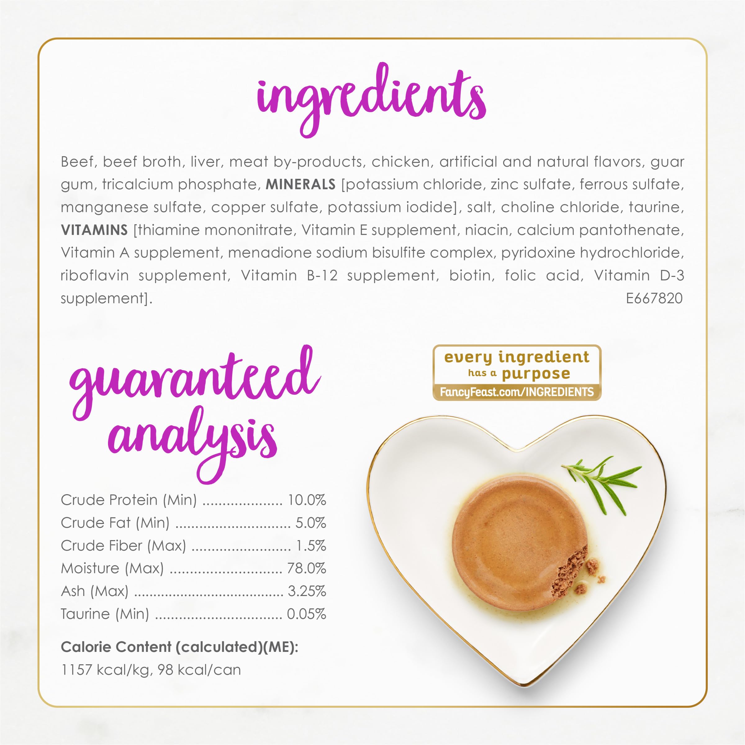 Savory gravy detail in Fancy Feast enhances flavor perception for cats.