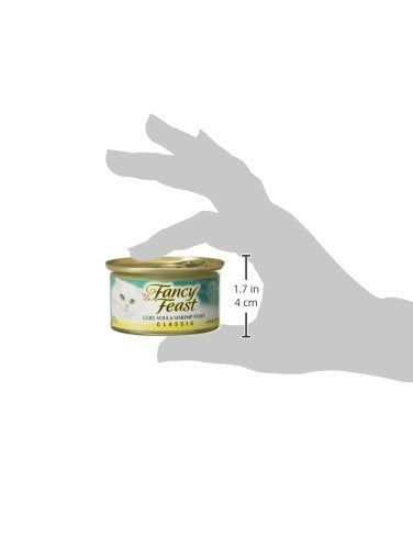 Fancy Feast Seafood Classic Pate cans open reveal rich, savory gravy and seafood