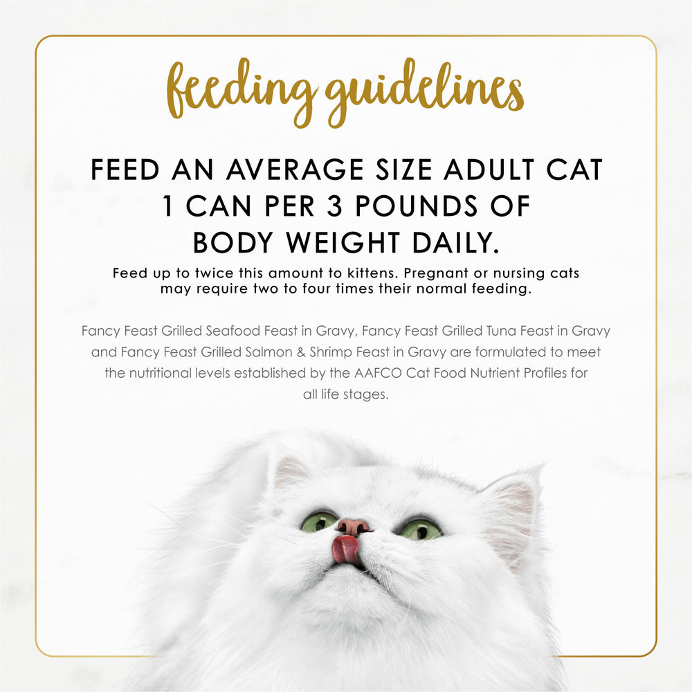 Fancy Feast high-quality seafood ingredients with no artificial colors