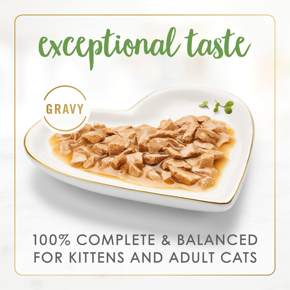 Fancy Feast Gravy Lovers seared salmon gravy highlights rich aroma at mealtime