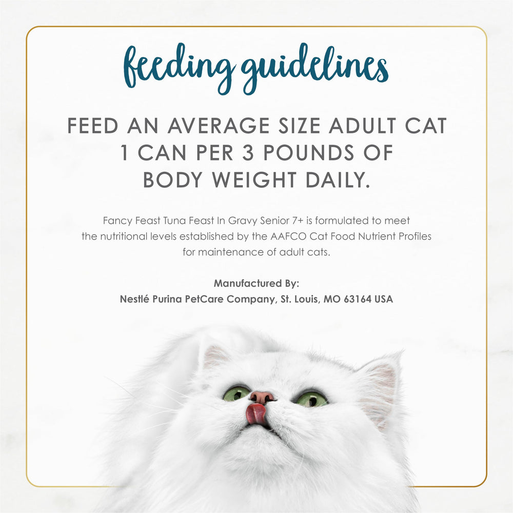 Fancy Feast Senior Wet Cat Food with antioxidants for immune support