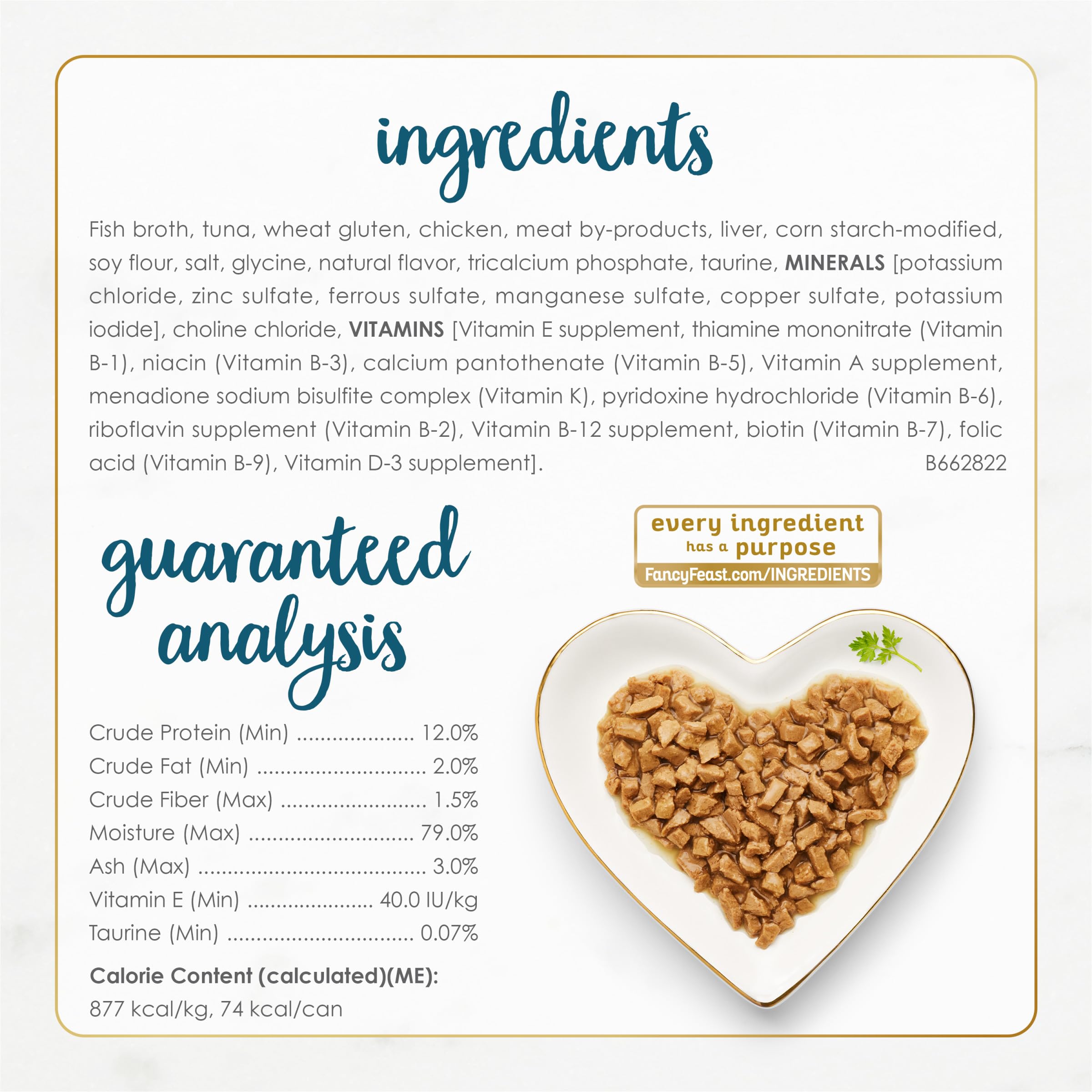 Fancy Feast Senior Wet Cat Food produced in U.S. facilities for safety and quality