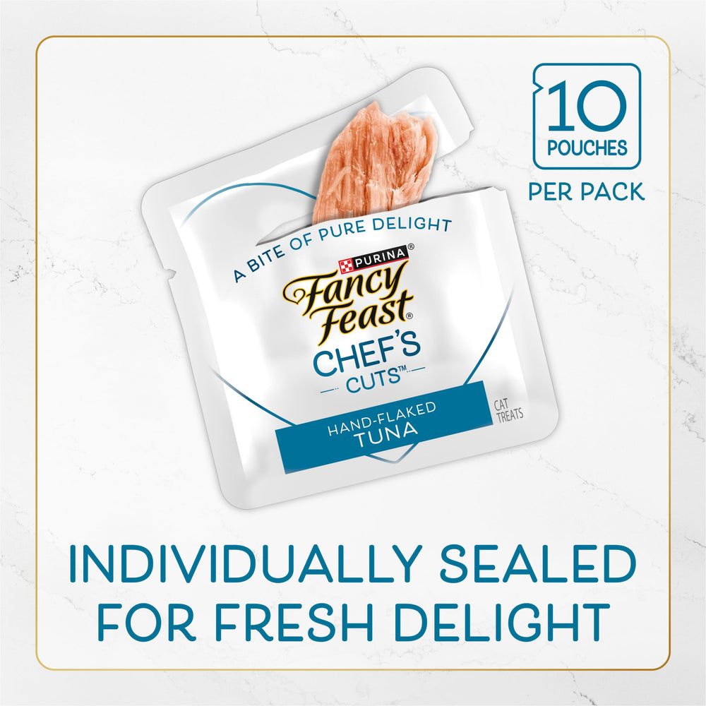 Fancy Feast stay-fresh packaging preserves freshness between servings.