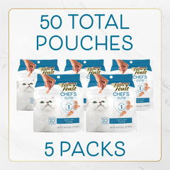 Steam-baked tuna treats from Fancy Feast Purely provide balanced texture.