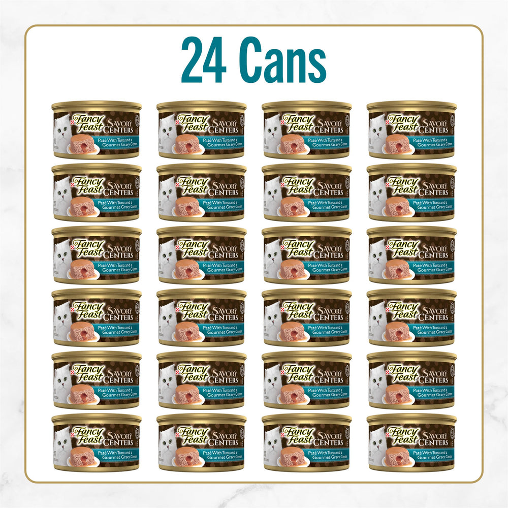 Real tuna in Fancy Feast pate provides protein-rich nourishment.