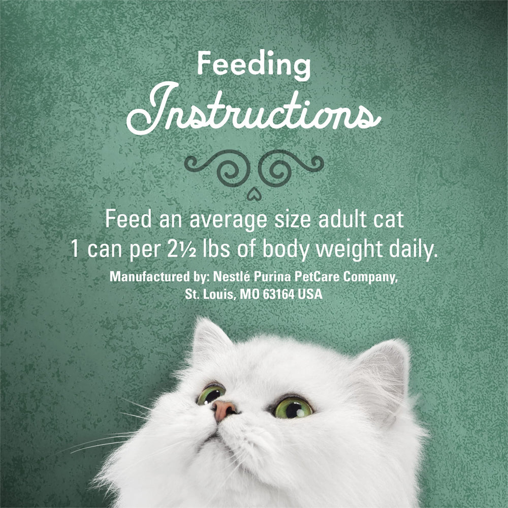 Cat enjoying Fancy Feast Tuna Primavera medley during mealtime.