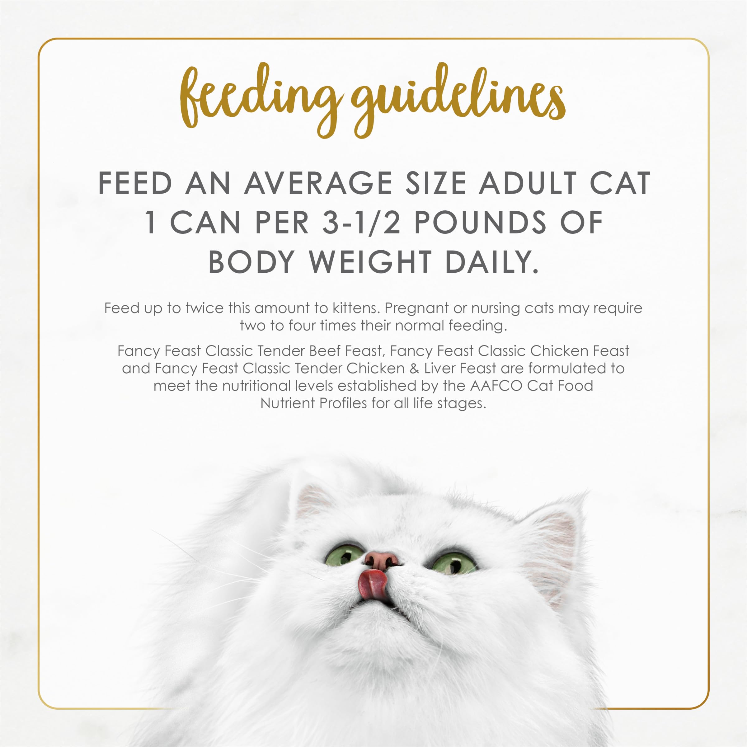 Packaging notes U.S. facility production for Fancy Feast