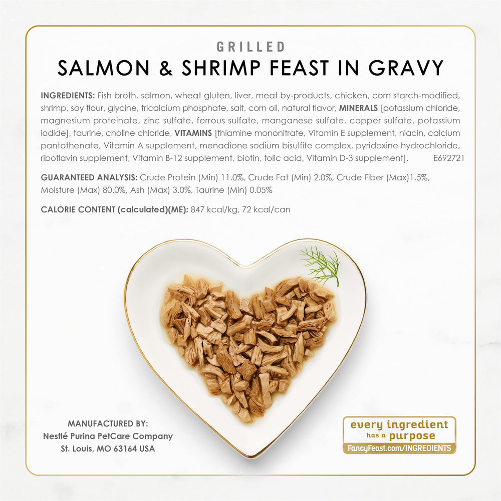 Fancy Feast Variety Pack front showing 30 cans for rotating meals.
