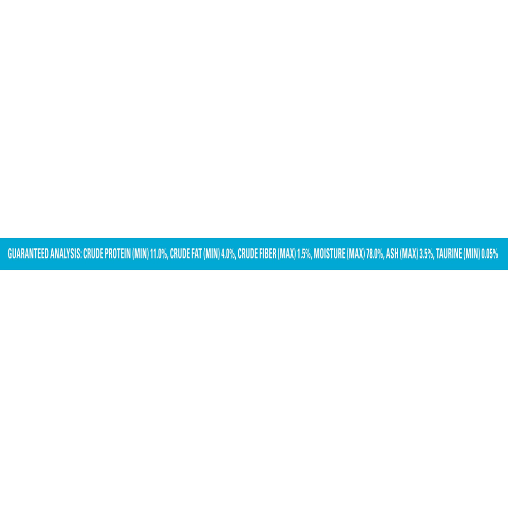 Fancy Feast vitamins minerals label indicates balanced nutrition.