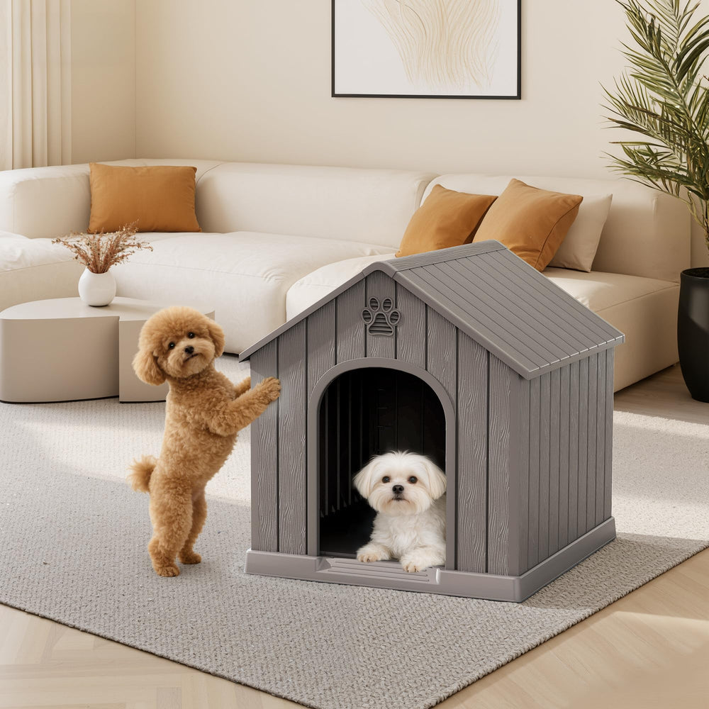 Fancyango dog house is a stylish, multi-functional space for pets indoors or outside.