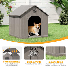 Fancyango waterproof PP material keeps the shelter protected from rain and sun.