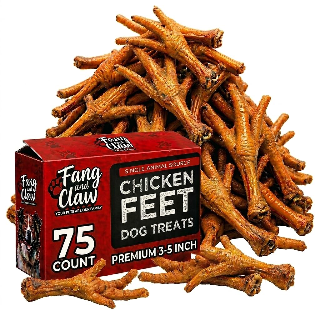 Fang and Claw 75-count bulk bag highlighting value and convenience.