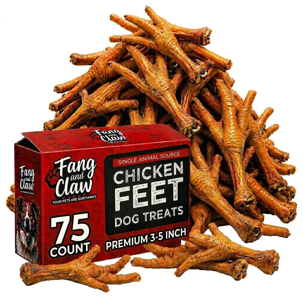 Fang and Claw 75-count bulk bag highlighting value and convenience.