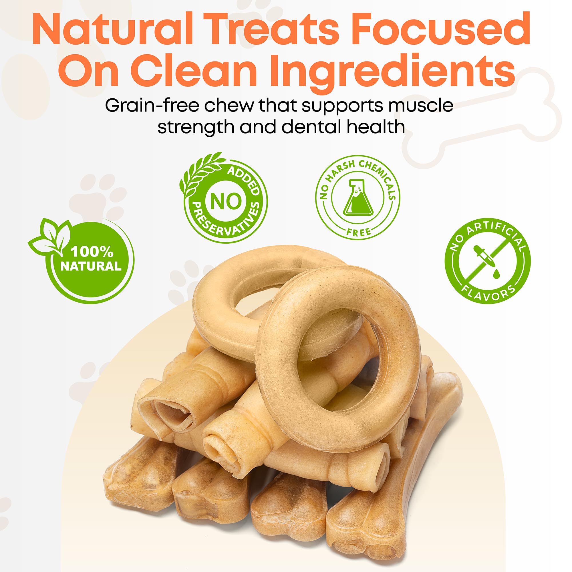 Fang and Claw long-lasting chews designed for medium and large dogs.
