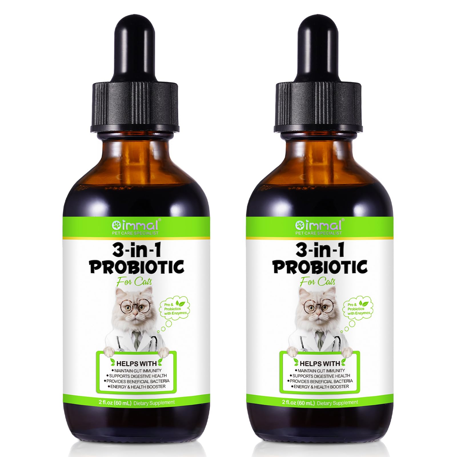 FANGCUN bottle pour for easy daily cat dosing and gut support